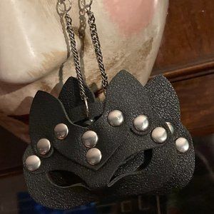 Warrior B*tch Cat Mask Earrings